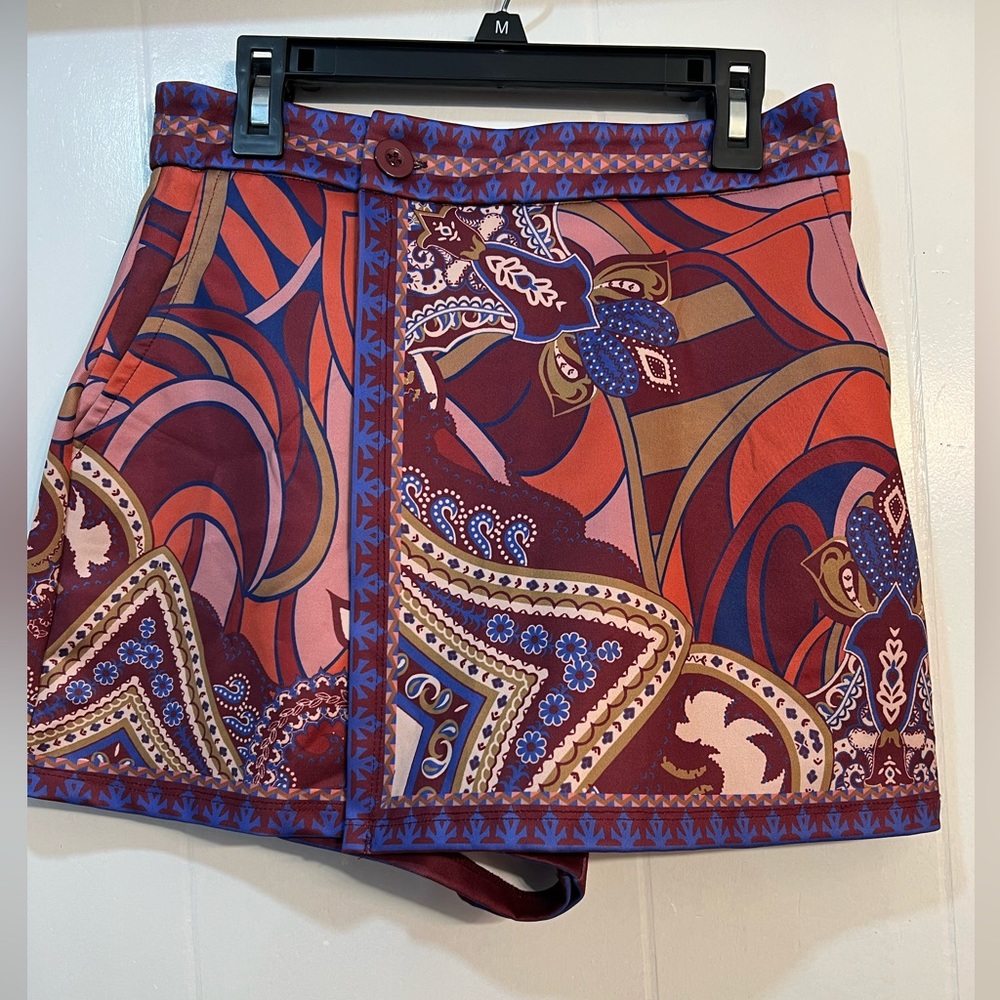 Paisley pink shorts